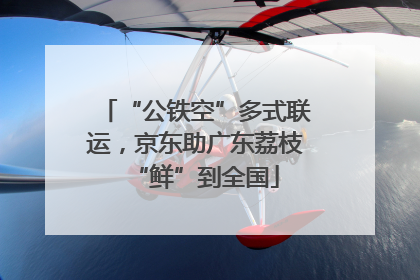 “公铁空”多式联运，京东助广东荔枝“鲜”到全国