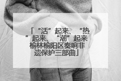 “活”起来、“热”起来、“潮”起来 榆林榆阳区奏响非遗保护三部曲