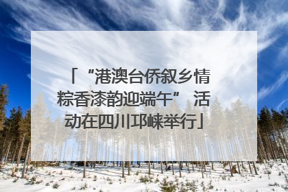 “港澳台侨叙乡情 粽香漆韵迎端午” 活动在四川邛崃举行