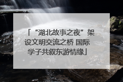 “湖北故事之夜”架设文明交流之桥 国际学子共叙东游情缘