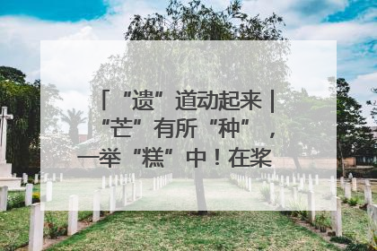 “遗”道动起来｜“芒”有所“种”，一举“糕”中！在桨影拳风里，邂逅最“动”人的风景！（内含报名信息）