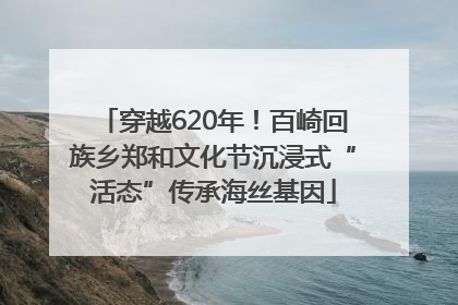 穿越620年！百崎回族乡郑和文化节沉浸式“活态”传承海丝基因
