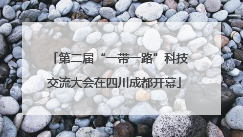 第二届“一带一路”科技交流大会在四川成都开幕
