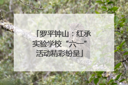 罗平钟山：红承实验学校“六一”活动精彩纷呈
