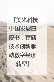 美光科技中国发展白皮书：存储技术创新驱动数字经济转型