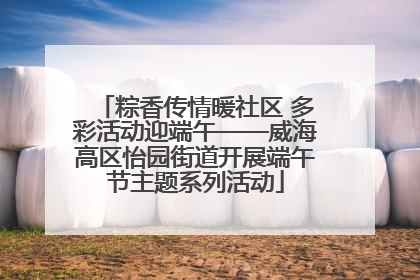 粽香传情暖社区 多彩活动迎端午——威海高区怡园街道开展端午节主题系列活动