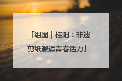 组图｜桂阳：非遗剪纸邂逅青春活力