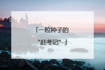 一粒种子的“赶考记”