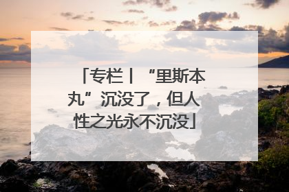 专栏丨“里斯本丸”沉没了，但人性之光永不沉没