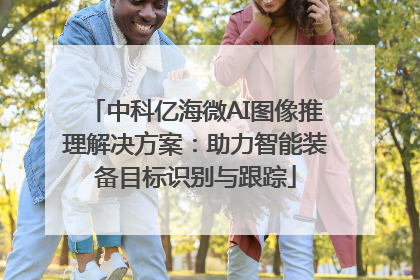 中科亿海微AI图像推理解决方案：助力智能装备目标识别与跟踪