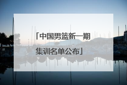 中国男篮新一期集训名单公布