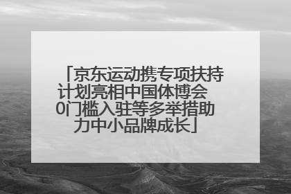 京东运动携专项扶持计划亮相中国体博会 0门槛入驻等多举措助力中小品牌成长
