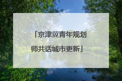 京津冀青年规划师共话城市更新