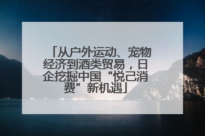 从户外运动、宠物经济到酒类贸易，日企挖掘中国“悦己消费”新机遇