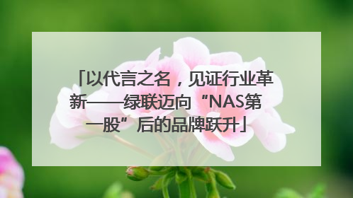 以代言之名，见证行业革新——绿联迈向“NAS第一股”后的品牌跃升
