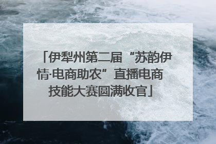 伊犁州第二届“苏韵伊情·电商助农”直播电商技能大赛圆满收官