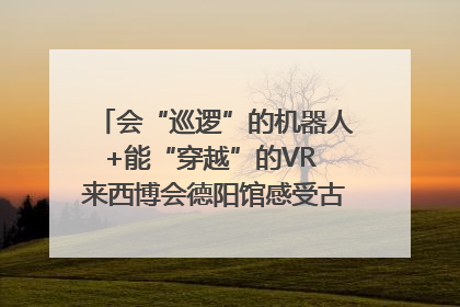 会“巡逻”的机器人+能“穿越”的VR 来西博会德阳馆感受古蜀文明与现代智造的时空对话｜西博视界