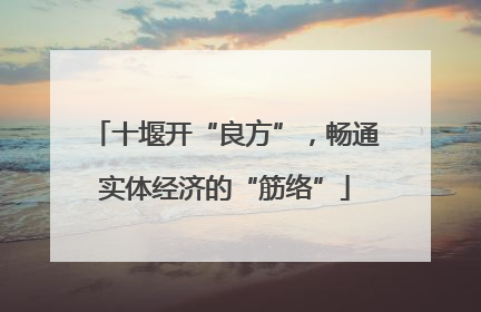 十堰开“良方”，畅通实体经济的“筋络”