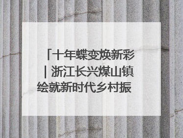 十年蝶变焕新彩｜浙江长兴煤山镇绘就新时代乡村振兴多彩画卷