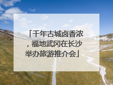 千年古城卤香浓，福地武冈在长沙举办旅游推介会