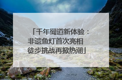 千年蜀道新体验：非遗鱼灯首次亮相 徒步挑战再掀热潮