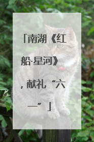 南湖《红船·星河》，献礼“六一”