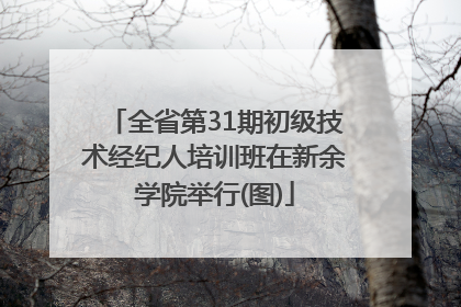 全省第31期初级技术经纪人培训班在新余学院举行(图)