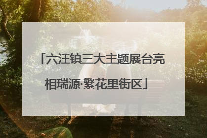 六汪镇三大主题展台亮相瑞源·繁花里街区