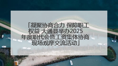 凝聚协商合力 保障职工权益 大通县举办2025年度职代会暨工资集体协商现场观摩交流活动