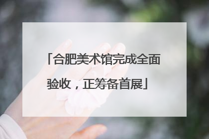 合肥美术馆完成全面验收，正筹备首展