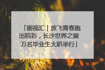 图视汇｜放飞青春跑出精彩，长沙世界之窗万名毕业生大趴举行