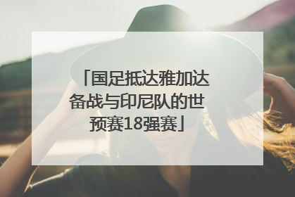 国足抵达雅加达备战与印尼队的世预赛18强赛