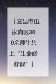 宜昌市伍家岗区300余师生共上“生命必修课”