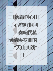 德育润心田，石榴籽抱团——奏响民族团结协奏曲的“天山实践”
