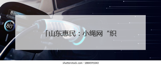 山东惠民：小绳网“织”出乡村振兴新图景