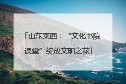 山东莱西：“文化书院课堂”绽放文明之花
