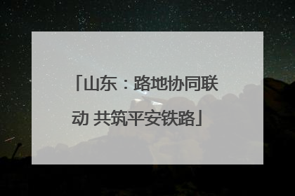 山东：路地协同联动 共筑平安铁路
