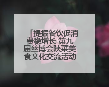 提振餐饮促消费稳增长 第九届丝博会陕菜美食文化交流活动成功举办