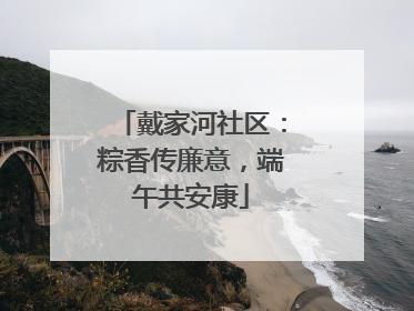 戴家河社区：粽香传廉意，端午共安康