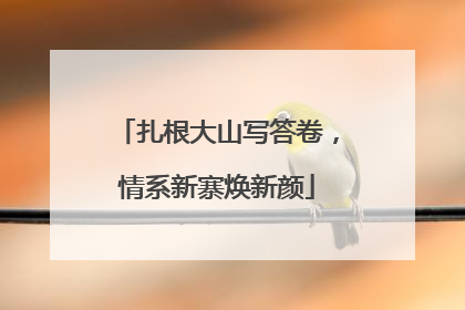扎根大山写答卷，情系新寨焕新颜