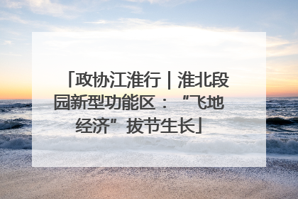 政协江淮行｜淮北段园新型功能区：“飞地经济”拔节生长
