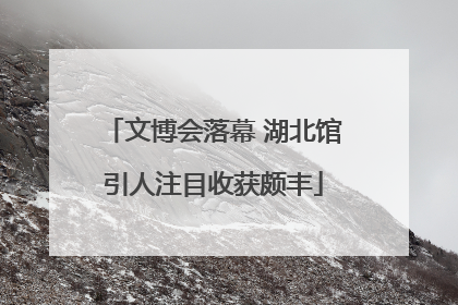 文博会落幕 湖北馆引人注目收获颇丰