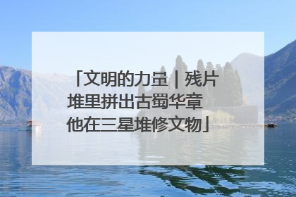 文明的力量｜残片堆里拼出古蜀华章 他在三星堆修文物