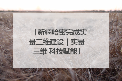 新疆哈密完成实景三维建设｜实景三维 科技赋能