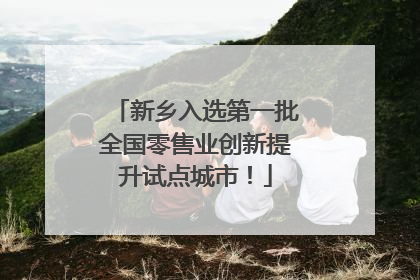新乡入选第一批全国零售业创新提升试点城市！