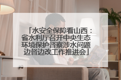 水安全保障看山西：省水利厅召开中央生态环境保护督察涉水问题边督边改工作推进会