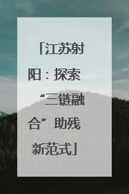 江苏射阳：探索“三链融合”助残新范式