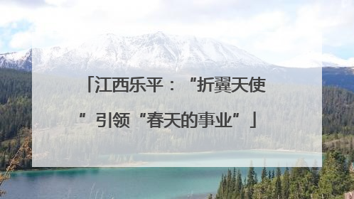 江西乐平：“折翼天使”引领“春天的事业”