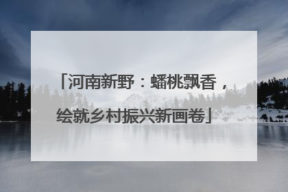 河南新野：蟠桃飘香，绘就乡村振兴新画卷