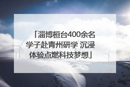 淄博桓台400余名学子赴青州研学 沉浸体验点燃科技梦想